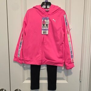 Puma Kids Pink Athletic Set